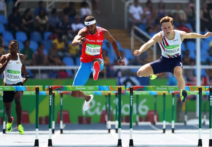 Javier Culson (rojo) Foto EFE