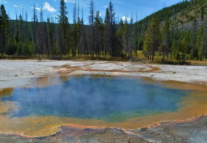 Aguas termales del Parque Nacional de Yellowstone, en Estados Unidos.  /  Foto Ilustrativa - Pixabay