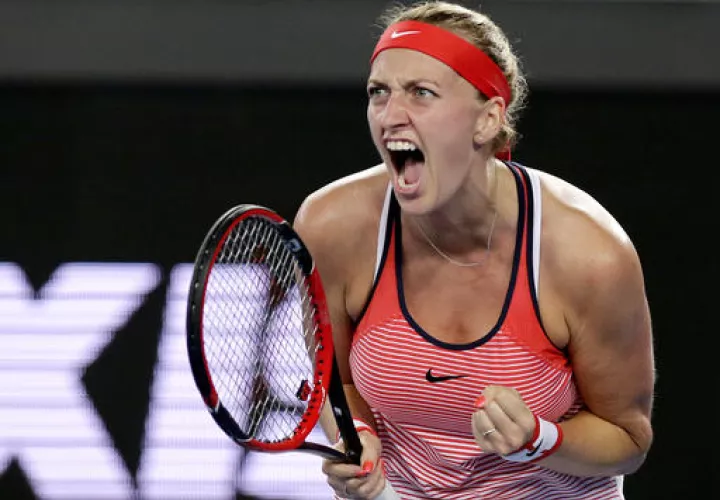 La doble campeona de Wimbledon, Petra Kvitova, ha sido lesionada por un atacante con cuchillo en su casa el martes 20 de diciembre de 2016.  / Foto: AP