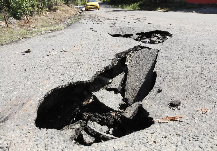Vista general del área afectada por la rotura de la tubería en Rana de Oro.  /  Foto: Edwards Santos