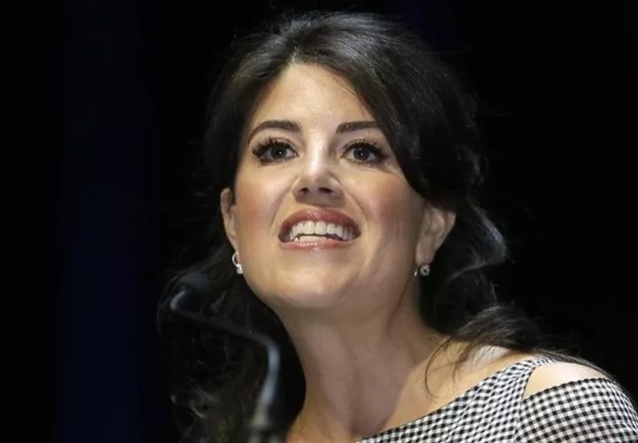 Mónica Lewinsky, la exbecaria de la Casa Blanca que sostuvo un romance con Bill Clinton, vuelve ahora a ser blanco de la opinión pública. ´ /  Foto Prensa Libre: AP