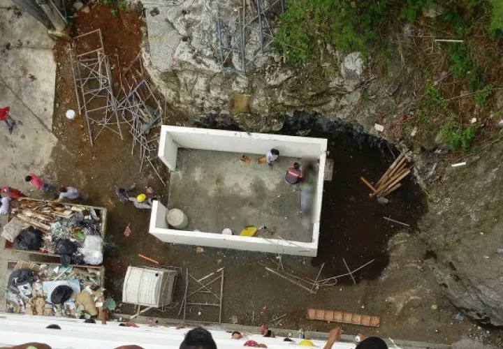 Vistas del área del suceso.  / Foto: @frenadeso