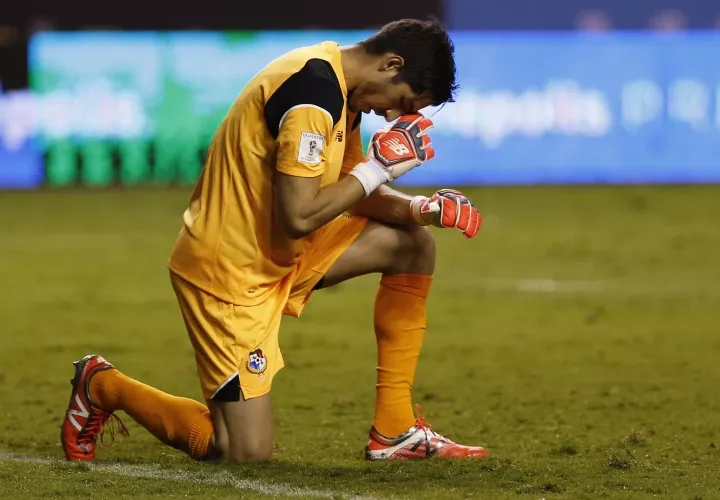 Jaime Penedo, portero de la selección panameña. Foto: AP