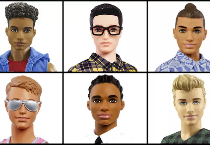 Ken no ha cambiado mucho desde que salió a la venta hace 56 años como el novio de Barbie. Todavía tiene ojos azules y el cuerpo esculpido. /  Foto: AP