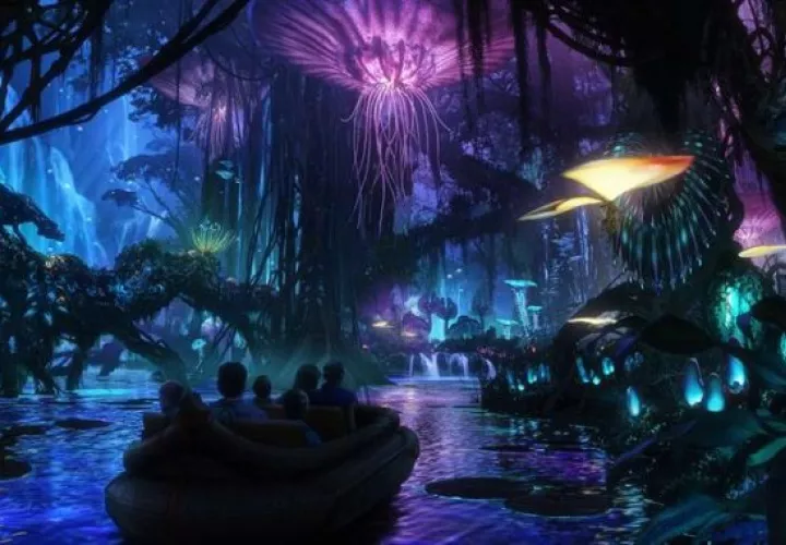 Fotografía cedida de un dibujo recreativo basado en el filme Avatar (2009)  /  Foto: EFE