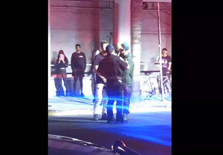 Captura de video del suceso.  Imagen: AP