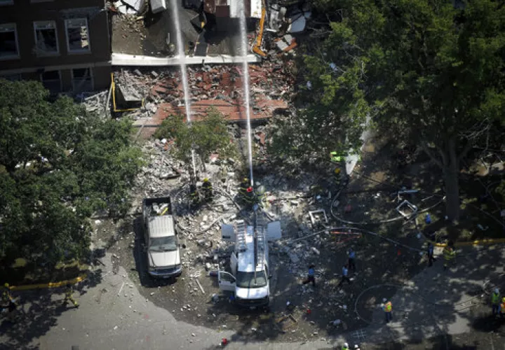 Cuatro personas permanecían hospitalizadas en la noche del miércoles, incluyendo a una en condición grave, en el Centro Médico del condado de Hennepin en Minneapolis.  /  Foto: AP