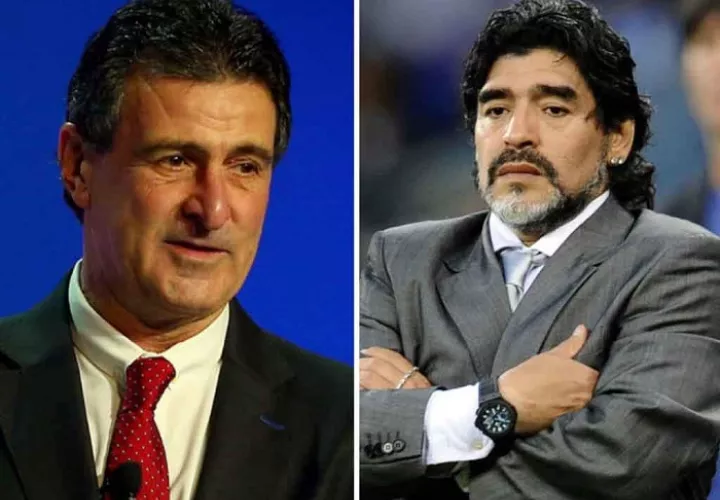 Mario Kempes y Diego Maradona /Agencias