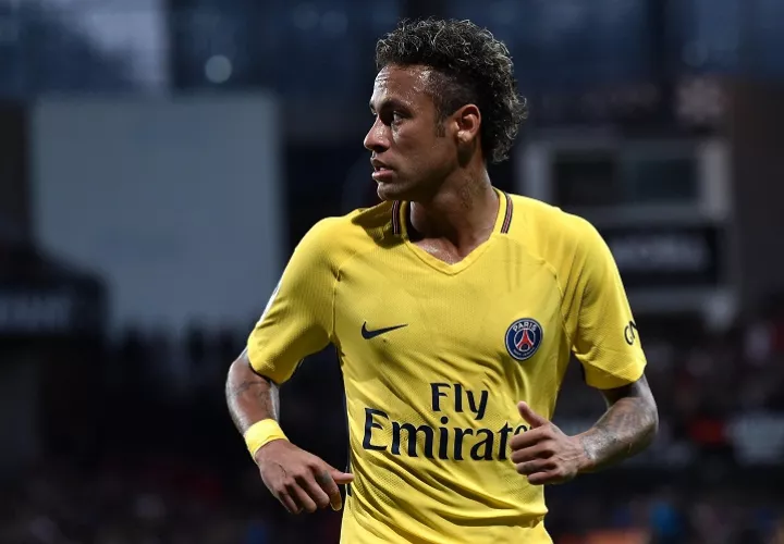 Neymar durante su debut con el PSG. Foto:EFE