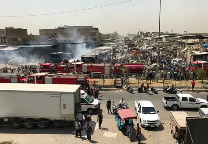 El grupo extremista Estado Islámico reivindicó la explosión en un comunicado en internet a través de su rama de medios, la agencia de noticias Aamaq. /  Foto: AP