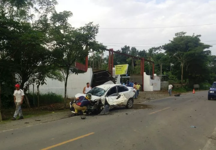 Vista general del accidente.  /  Foto: @BCBRP