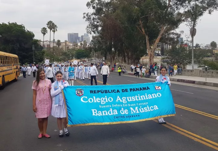 Delegación del Colegio Agustiniano Nuestra Señora del Buen Consejo de Chitré.  /  Foto: Thays Domínguez