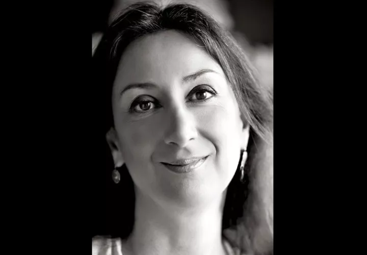 Periodista Daphne Caruana Galiza, conocida por sus intrépidos reportajes. / AP