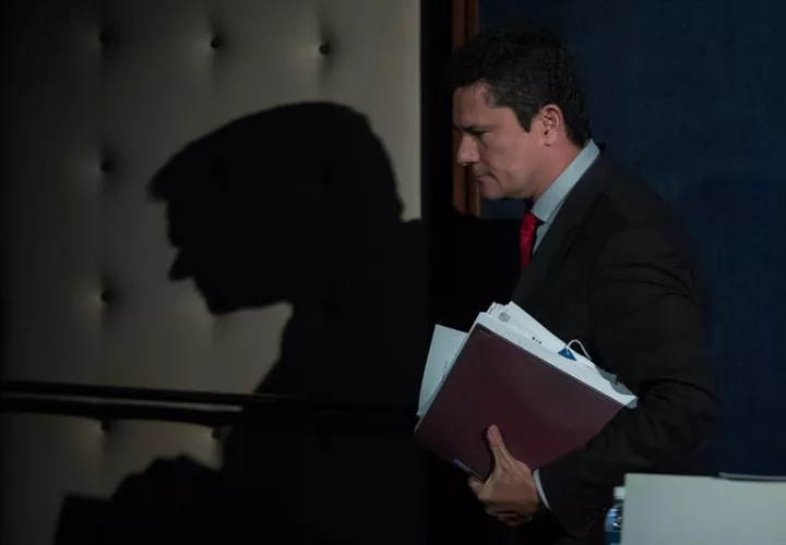 El juez federal brasileño Sergio Moro participa en un foro sobre corrupción en Sao Paulo (Brasil). EFE