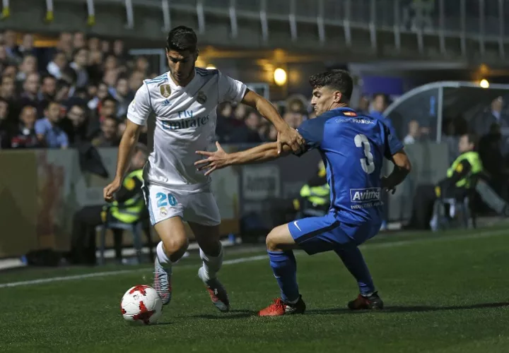 La anotación de Marco Asensio alivió al equipo blanco. Foto: AP