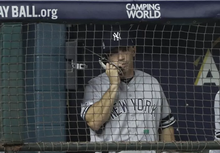 Joe Girardi irigió a un equipo repleto de talento joven esta temporada. Foto: AP