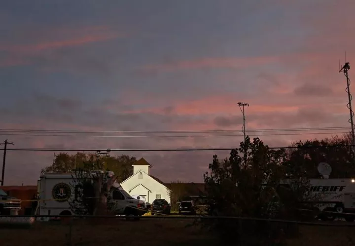 Imagen de la fachada de la iglesia baptista de Sutherland Springs, en Texas (Estados Unidos). EFE/Archivo