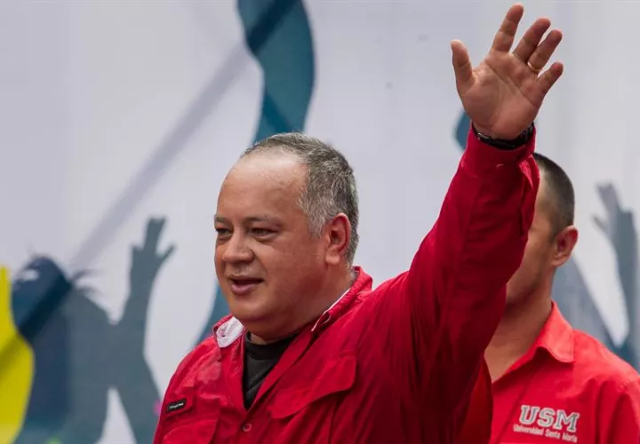 En la imagen, el vicepresidente del Partido Socialista Unido de Venezuela (PSUV), Diosdado Cabello. EFEArchivo