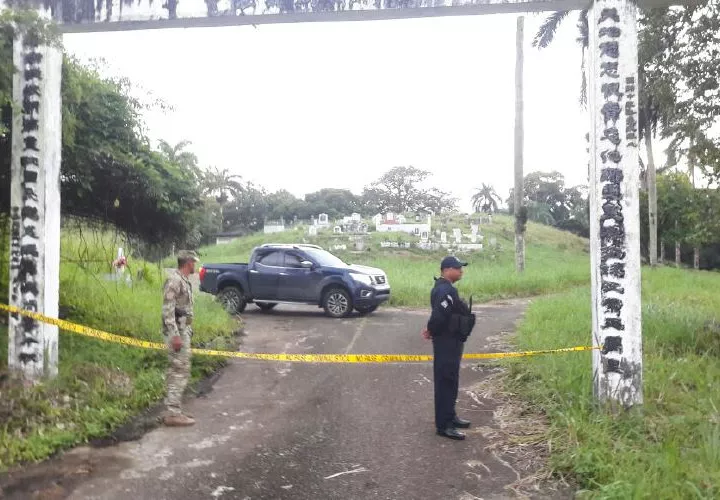 En este lugar fueron hallados los cadáveres. Un ciudadano hizo el reporte.
