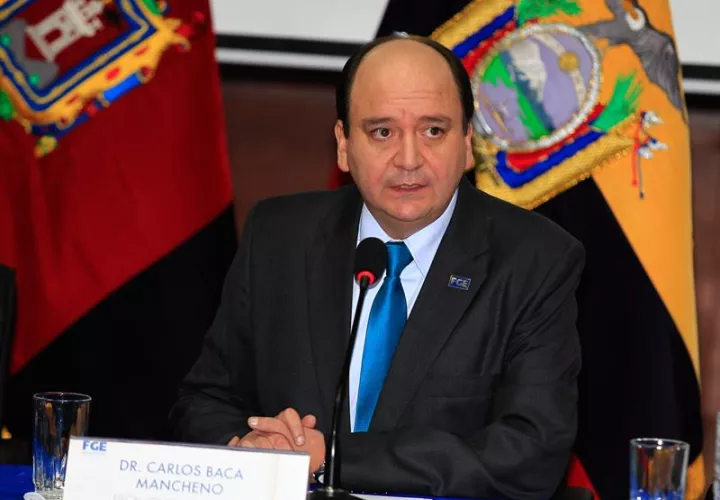En la imagen, el fiscal general de Ecuador, Carlos Baca. EFEArchivo