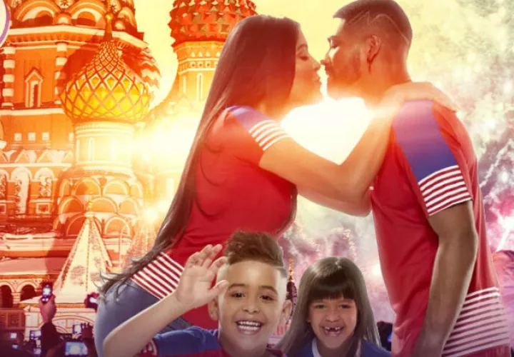 Gabriel &quot;Gavilán&quot; Gómez junto a su familia.