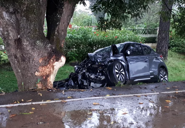 El accidente se registró en la mañana de este viernes. 