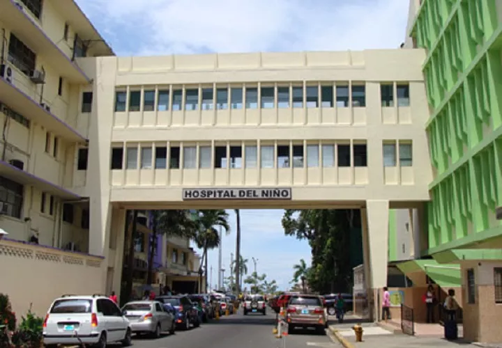 Hospital del Niño, donde se encuentra recluido el infante.  Foto Archivo