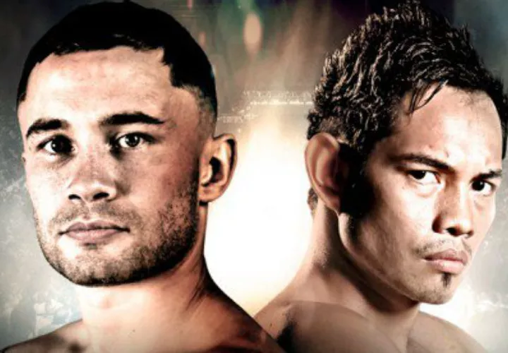 Carl Frampton (izq.) y Nonito Donaire.