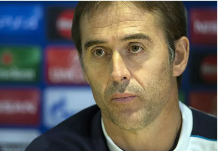 Julen Lopetegui es el director de la selección española. Foto EFE