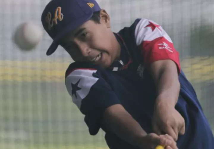 Juan Diego a la edad 12 años en la Serie Mundial de Williamsport.