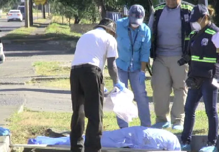 En la escena de la tragedia.