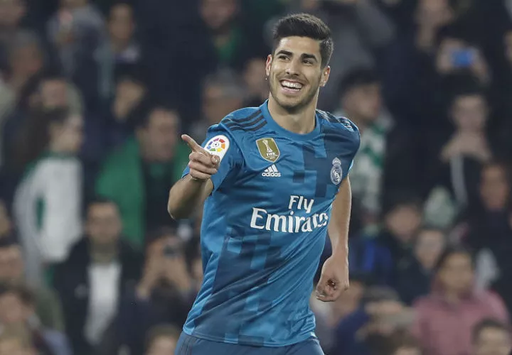 Marco Asensio firmó el domingo un doblete determinante en el triunfo del Real Madrid por 3-5 ante Betis.  Foto AP