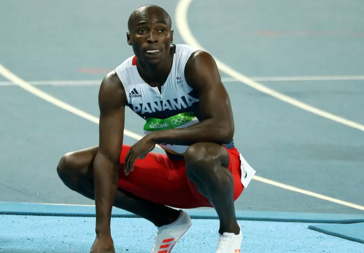 Alonso Edward, el hombre más rápido de Panamá. Foto: EFE