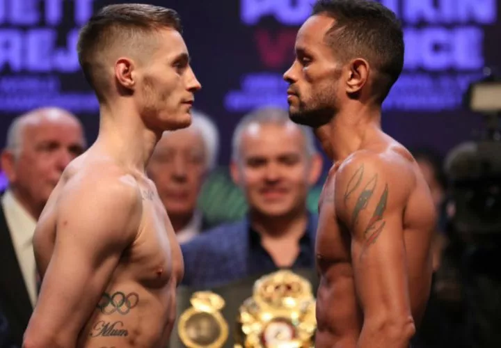 Parejo (dcha.) y Burnett. Foto: AP