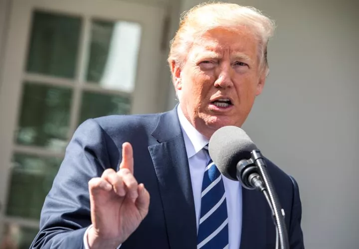 En la imagen, el presidente de Estados Unidos, Donald J. Trump. EFE/Archivo