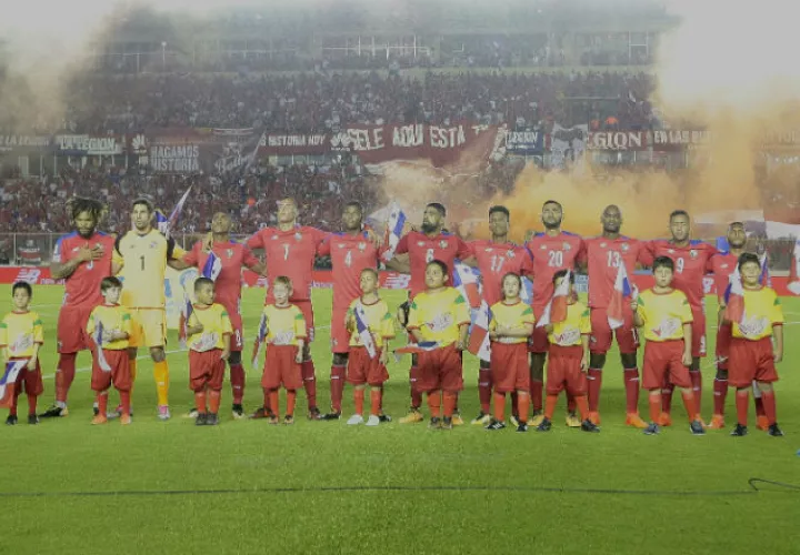 Jugadores de la selección de Panamá. Foto: Anayansi Gamez