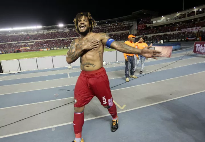 El defensor de Panamá Román Torres. Foto: Anayansi Gamez