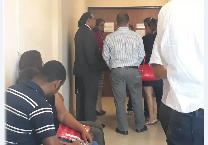 Audiencia de conductor involucrado en accidente del puente. Foto: Edwards Santos 