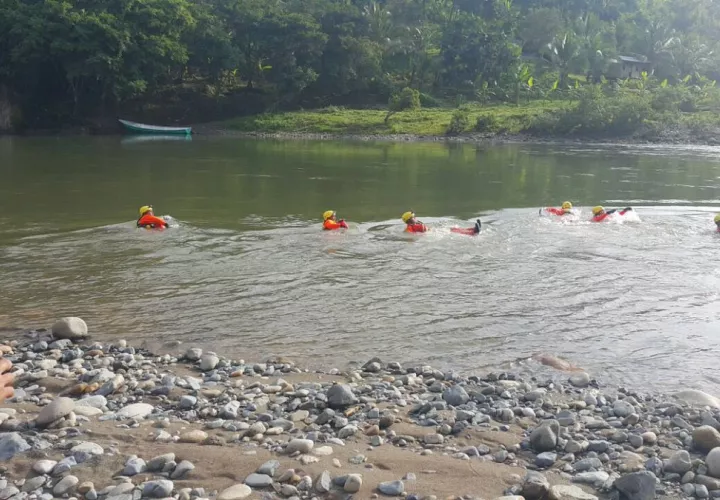 Vista general del área en donde fue ubicado el cadáver.  /  Foto: @Sinaproc