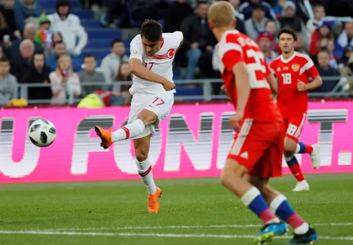 La selección de Rusia evidencia sus debilidades en la última prueba antes del Mundial 2018. Foto EFE