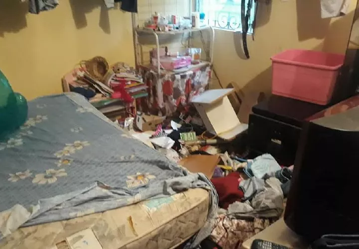 Así dejaron las recámaras.  Foto Diómedes Sánchez Corresponsal