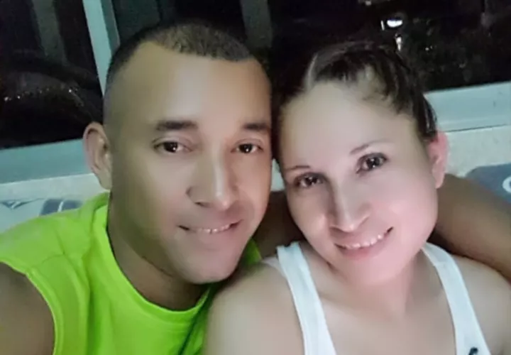 Rostros de la pareja encontrada abatida a tiros en el Norte de la ciudad de Panamá. Foto Cortesía