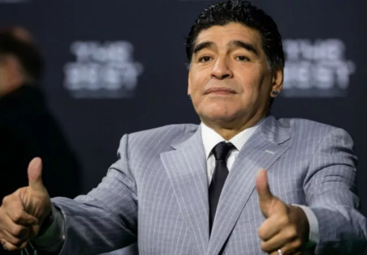 El exjugador argentino Diego Maradona. Foto: EFE