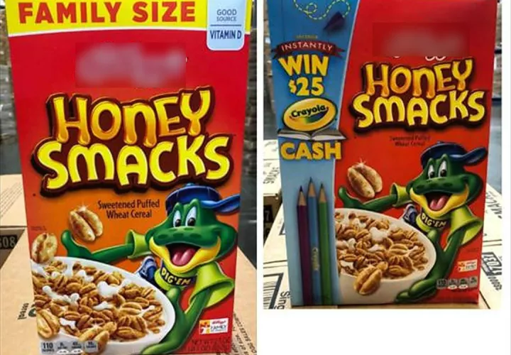 Se enfatiza en el comunicado de la FDA que ningún otro producto de la marca Kellogg es impactado por este retiro. Foto: @AUPSA_PANAMA  