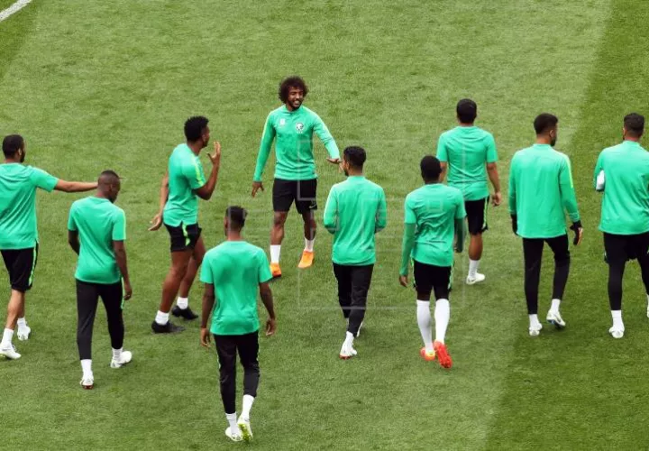 Los integrantes de la selección de Arabia Saudí, se encuentran sanos y salvos. Foto EFE