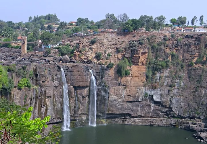Vista general de las cataratas Gokak, de India. Foto: Pixabay