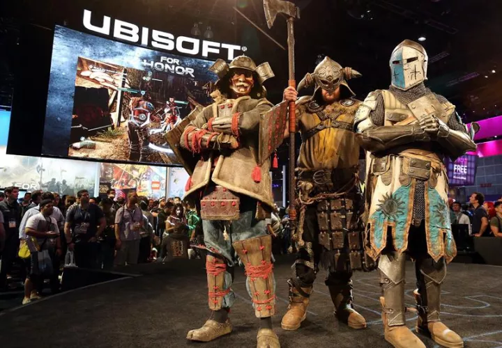 La compañía francesa participó en la E3, la feria de videojuegos más importante del mundo, presentando novedades como Assassin&#039;s Creed Odyssey, The Division 2 y Beyond Good and Evil 2. EFE Archivo