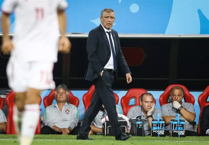 Fernando Santos: &quot;El árbitro hizo su trabajo&quot;. Foto EFE