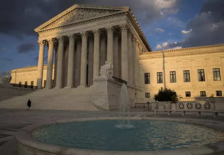 Vista exterior del Tribunal Supremo de Estados Unidos. AP