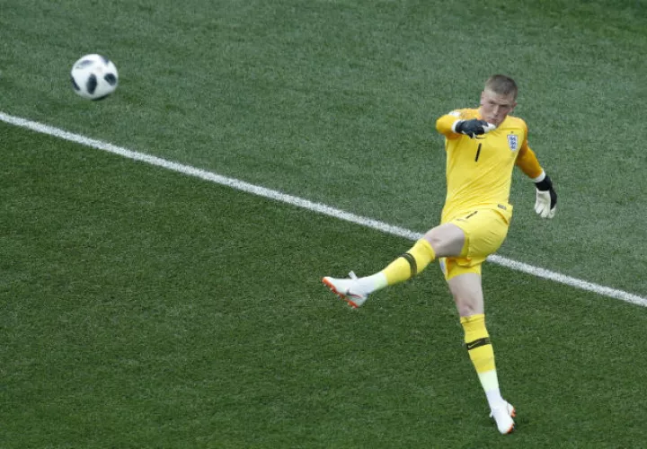  Jordan Pickford está en su primera Copa del Mundo.